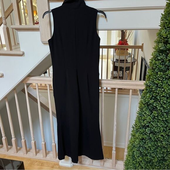 STAUD High Collar Zip Up Cropped Jumpsuit in Black S - Picture 10 of 16